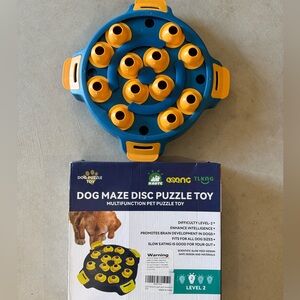 NEW KADTC Dog Maze Disc Puzzle Toy - Dog enrichment  / interactive